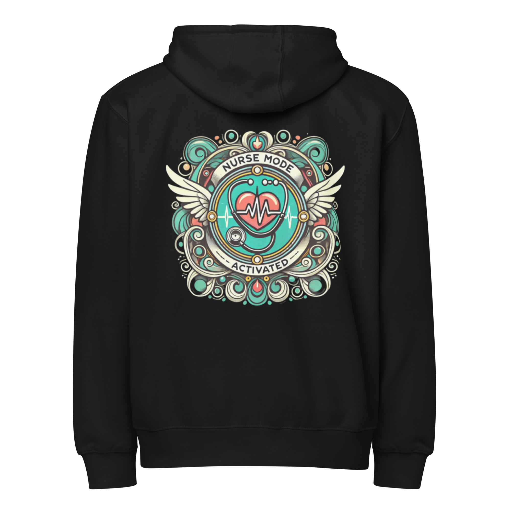 Premium full zip hoodie - Nurse Activated