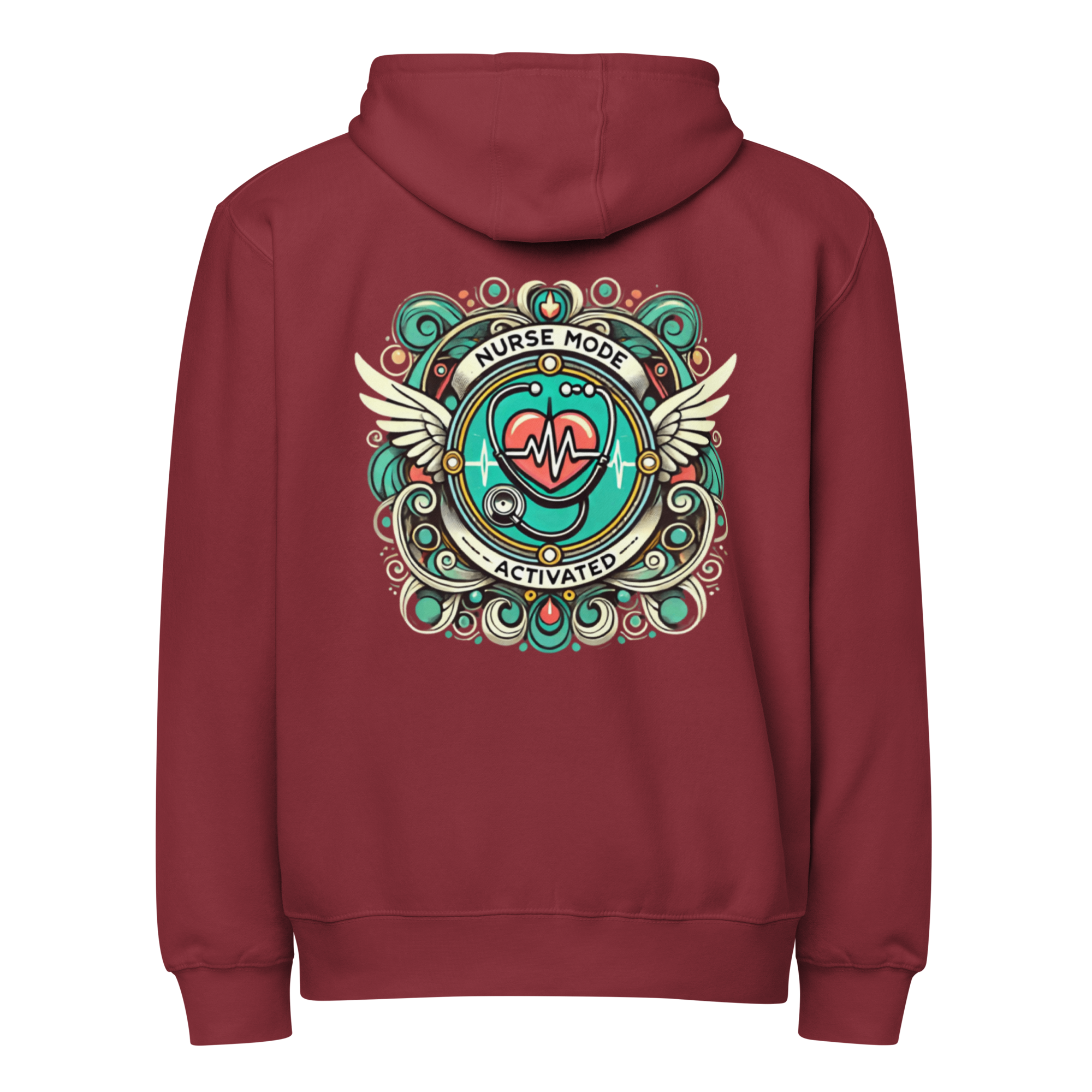 Premium full zip hoodie - Nurse Activated - Image 9