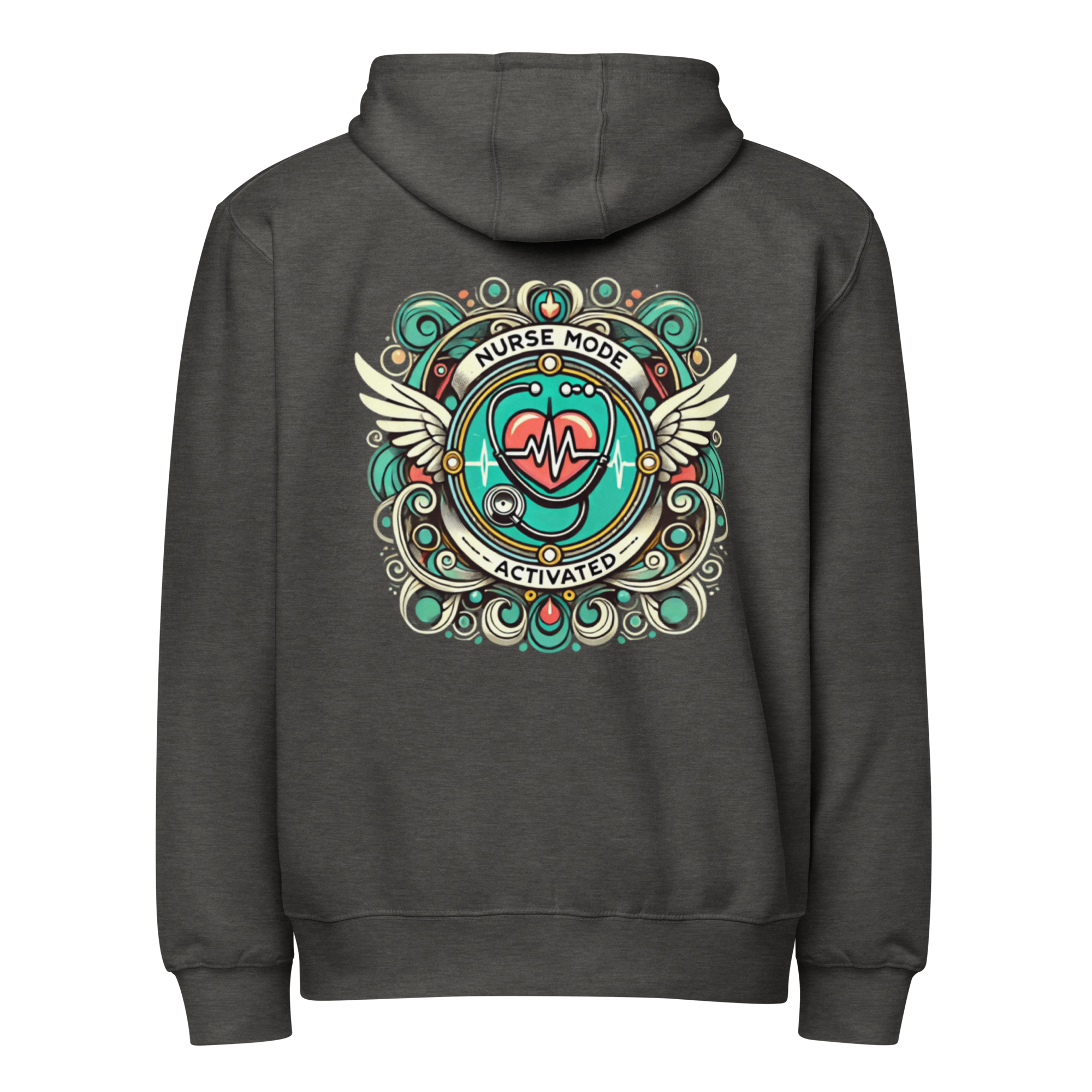 Premium full zip hoodie - Nurse Activated - Image 13